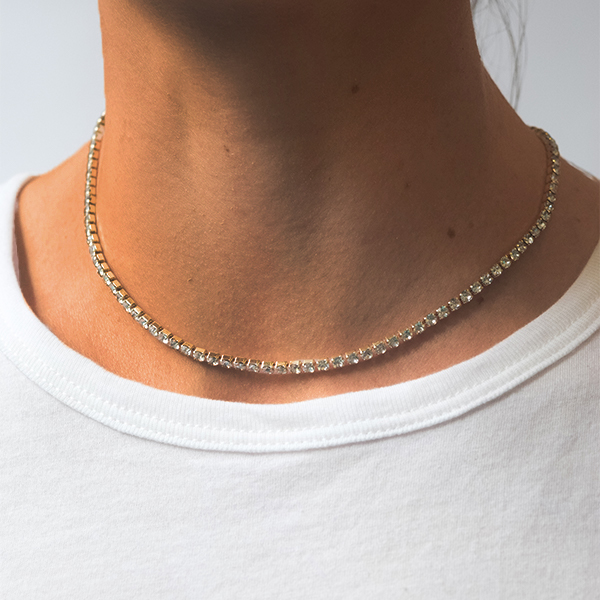 Gold Tennis Necklace - Senso