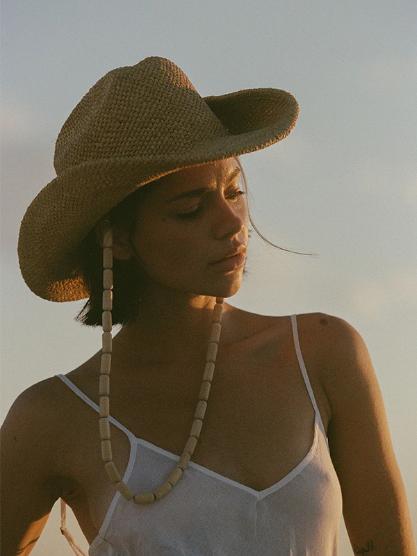 LOC Raffia Cowboy Hat