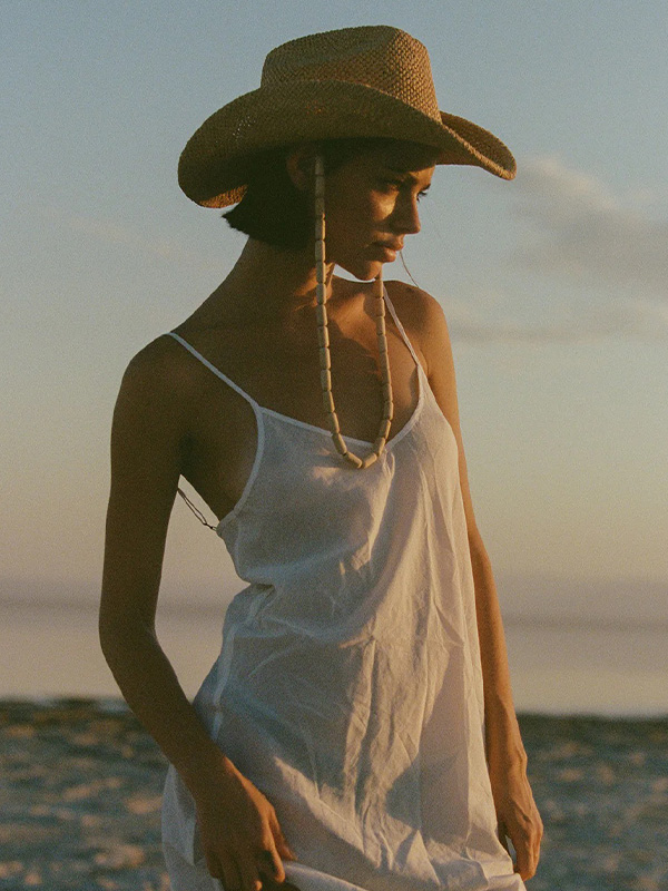 LOC Raffia Cowboy Hat