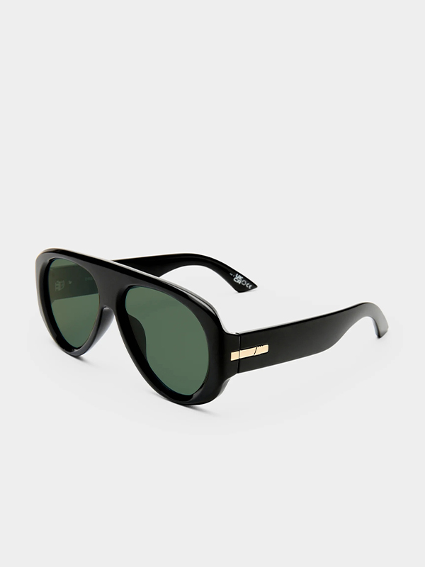 Le Specs Dream Boat Black Sunglasses