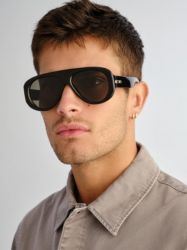 Le Specs Dream Boat Black Sunglasses